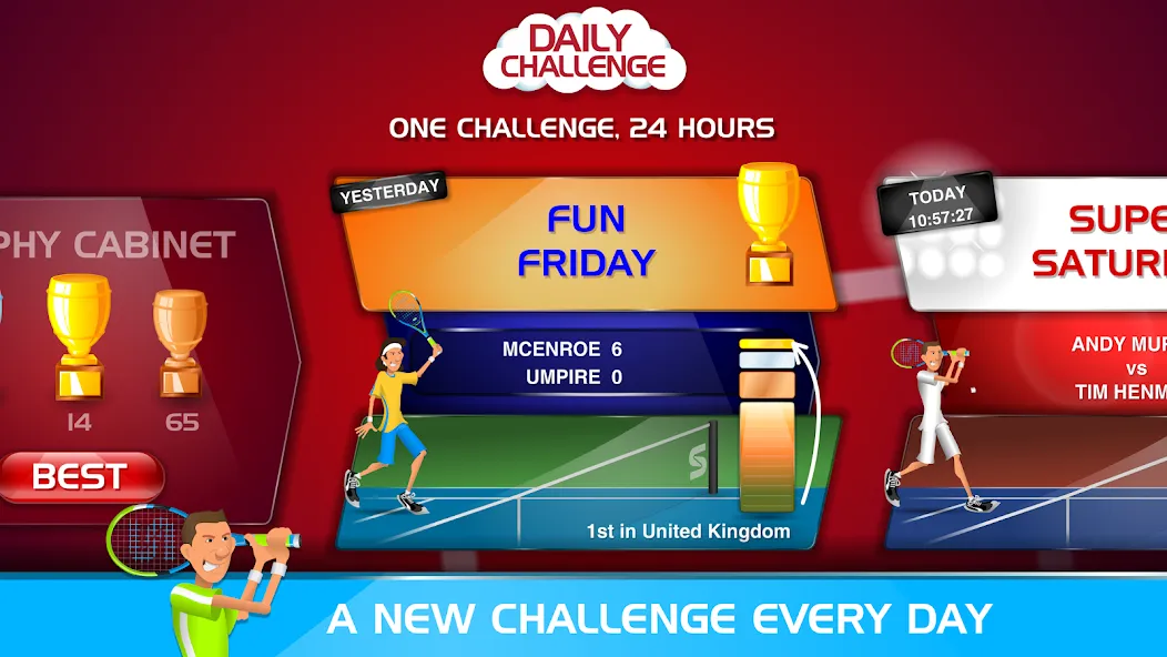 Stick Tennis (Стик Теннис)  [МОД Бесконечные монеты] Screenshot 5