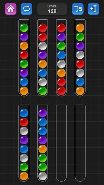 Ball Sort Puzzle - Color Game  [МОД Меню] Screenshot 2
