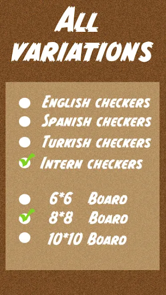 Checkers - Damas  [МОД Menu] Screenshot 3