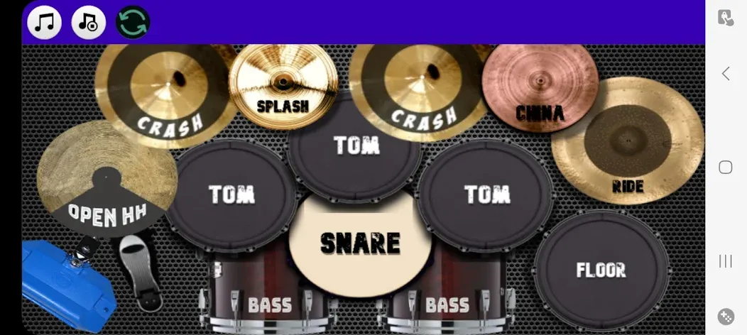 Drum Studio: Bateria Virtual (Драм студио)  [МОД Бесконечные деньги] Screenshot 1