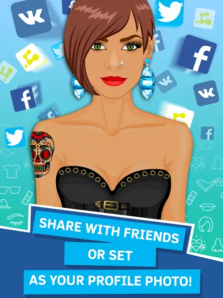 Avatar Creator App (Аватар Создатель)  [МОД Mega Pack] Screenshot 2