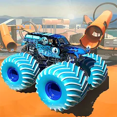 Взлом Monster Truck Car Game 3d (Монстр Трак Стант)  [МОД Бесконечные деньги] - стабильная версия apk на Андроид