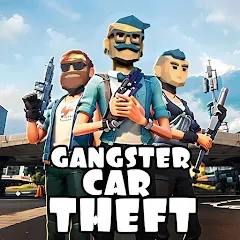 Скачать взломанную Gangster Car Theft Games (Гангстерская автомобильная война игр)  [МОД Бесконечные деньги] - стабильная версия apk на Андроид