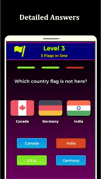 World Flags Quiz Game (Ворлд Флагс Квиз Гейм)  [МОД Бесконечные монеты] Screenshot 2