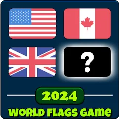 Взломанная World Flags Quiz Game (Ворлд Флагс Квиз Гейм)  [МОД Бесконечные монеты] - стабильная версия apk на Андроид
