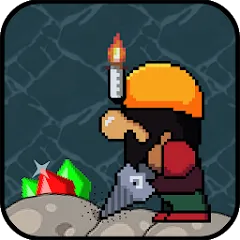 Взломанная Dan the Dungeon Digger (Дэн Данжн Диггер)  [МОД Mega Pack] - последняя версия apk на Андроид