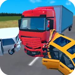 Скачать взлом Truck Crash Simulator Accident (Симулятор ДТП с грузовиком)  [МОД Mega Pack] - последняя версия apk на Андроид