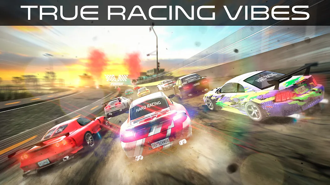Hard Racing - Real Drag Racing (Хард Рейсинг)  [МОД Много денег] Screenshot 1