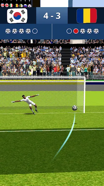 Final Shoot: Penalty-Shootout  [МОД Бесконечные монеты] Screenshot 2