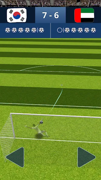 Final Shoot: Penalty-Shootout  [МОД Бесконечные монеты] Screenshot 3
