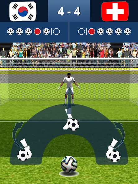 Final Shoot: Penalty-Shootout  [МОД Бесконечные монеты] Screenshot 5