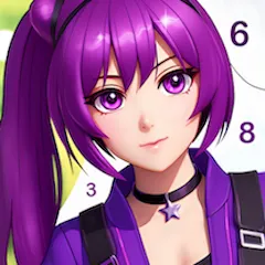 Взлом Anime Manga Color by Numbers  [МОД Меню] - полная версия apk на Андроид