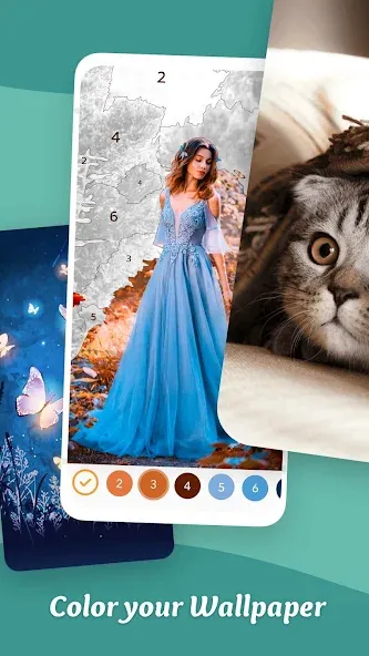 Coloring Game: Paint by Number  [МОД Mega Pack] Screenshot 3