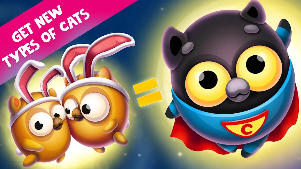 Space Cat Evolution: Kitty col  [МОД Unlimited Money] Screenshot 5