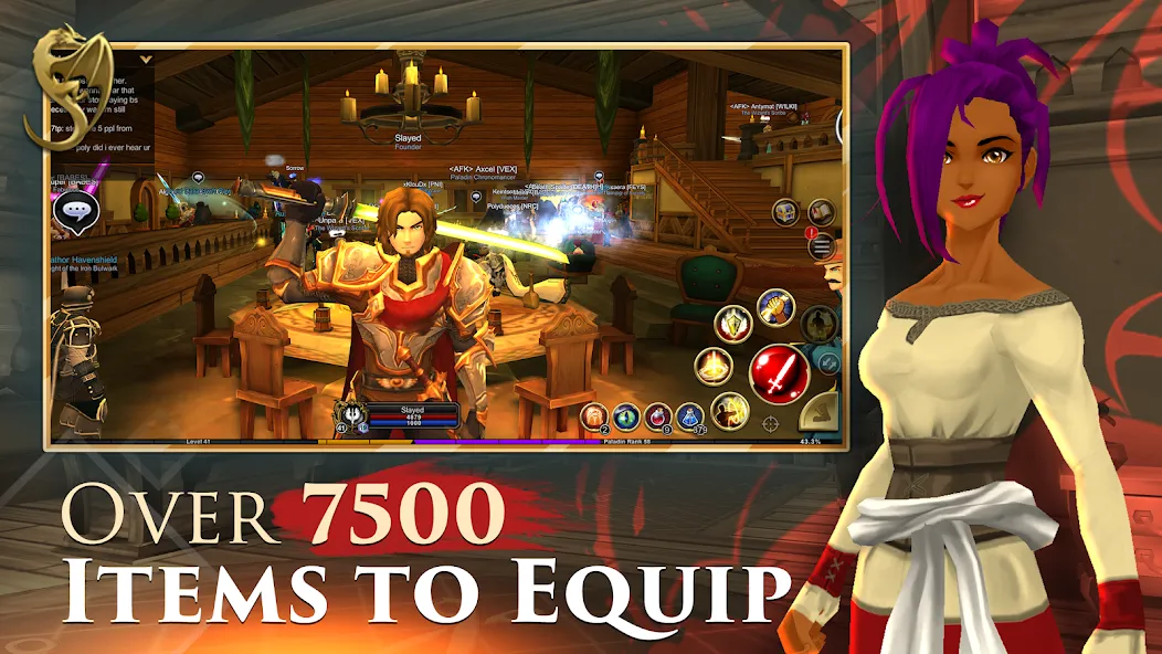 AdventureQuest 3D MMO RPG (АдвенчурКвест 3Д ММО РПГ)  [МОД Menu] Screenshot 4