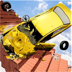 Скачать взлом Beam Drive Crash Death Stair C (Бим Драйв Краш Дэт Стэр С)  [МОД Mega Pack] - полная версия apk на Андроид