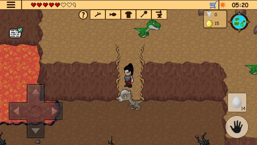 Survival RPG 3:Lost in time 2D (Сурвивал РПГ 3)  [МОД Меню] Screenshot 1