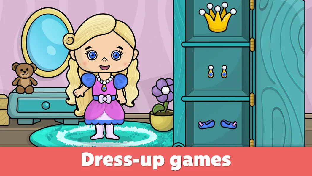 Bimi Boo Fun Kids Games  [МОД Много монет] Screenshot 1