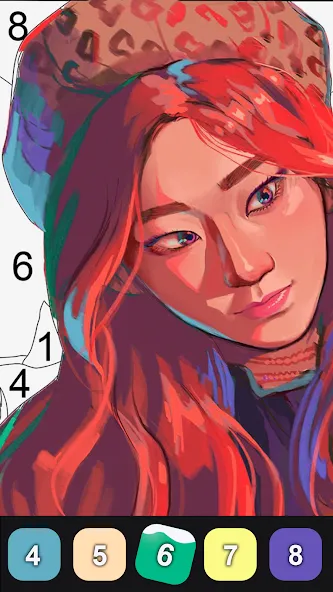 Kpop Paint by Numbers BT21  [МОД Все открыто] Screenshot 5