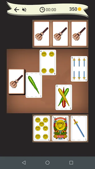 Broom: card game (Эскоба дель 15)  [МОД Бесконечные деньги] Screenshot 2