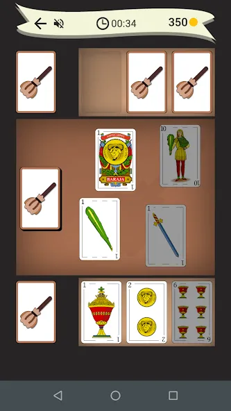 Broom: card game (Эскоба дель 15)  [МОД Бесконечные деньги] Screenshot 3
