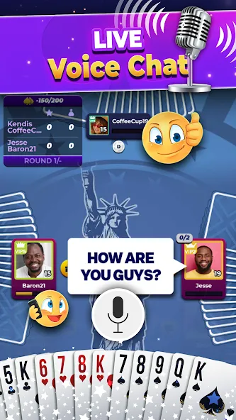 VIP Spades - Online Card Game (ВИП Спейдс)  [МОД Меню] Screenshot 5