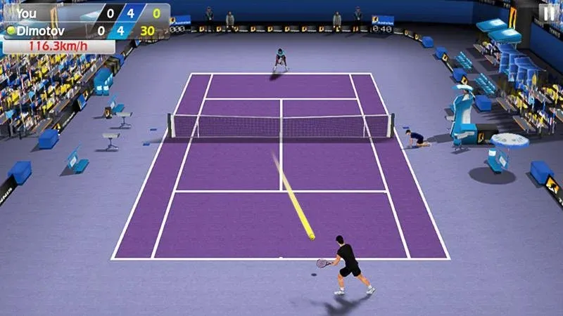3D Tennis  [МОД Бесконечные монеты] Screenshot 4