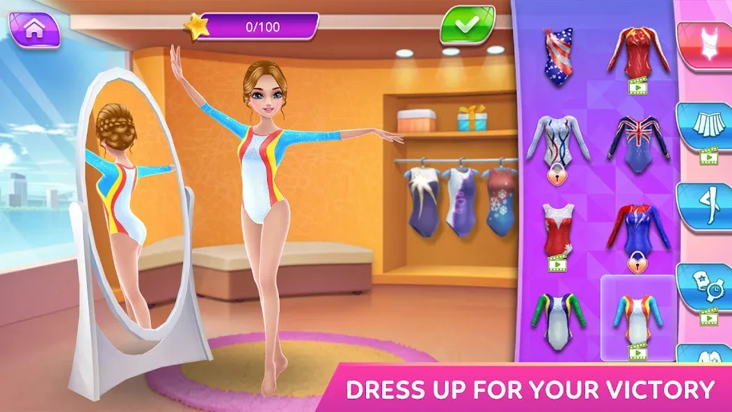 Gymnastics Superstar Star Girl  [МОД Меню] Screenshot 1