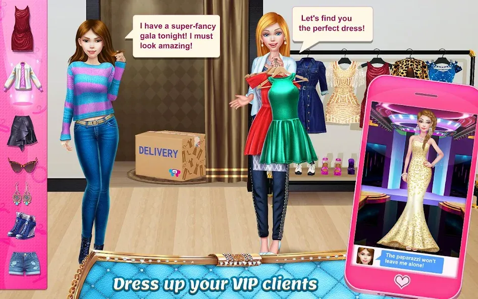 Stylist Girl: Make Me Fabulous  [МОД Unlimited Money] Screenshot 2