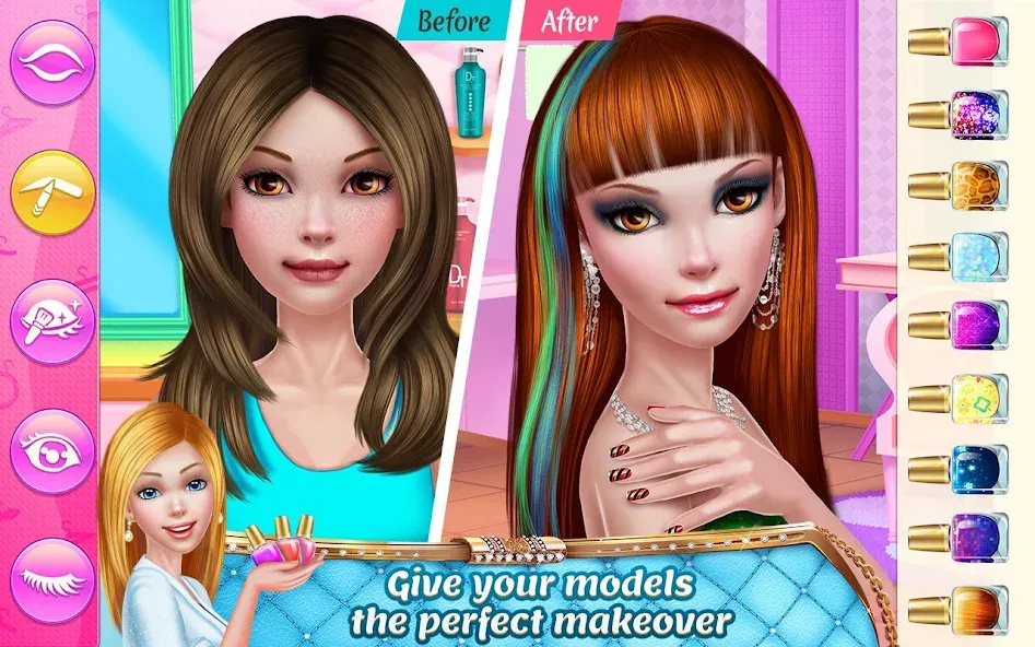 Stylist Girl: Make Me Fabulous  [МОД Unlimited Money] Screenshot 3