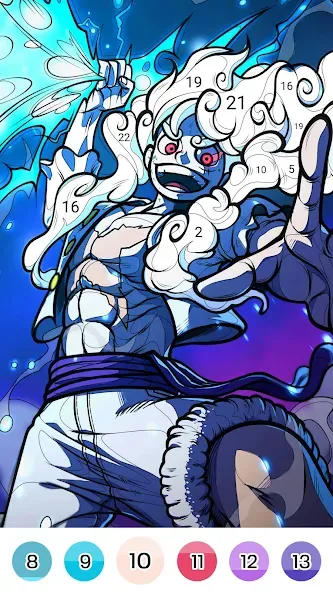 Color Fan - Color By Number (Цветной веер)  [МОД Menu] Screenshot 3