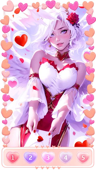 Love, Heart Coloring Book  [МОД Mega Pack] Screenshot 2