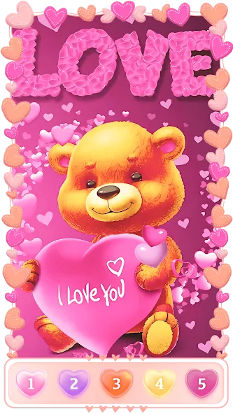 Love, Heart Coloring Book  [МОД Mega Pack] Screenshot 4