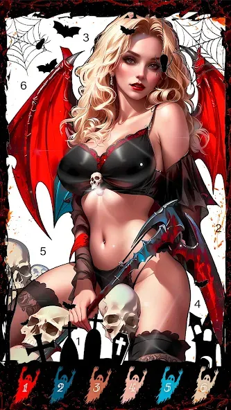 Death Park Coloring Games (Дэт Парк игры раскраски)  [МОД Unlocked] Screenshot 4