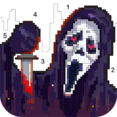 Скачать взломанную Death Park Coloring Games (Дэт Парк игры раскраски)  [МОД Unlocked] - последняя версия apk на Андроид