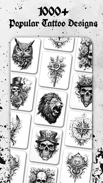 Tattoo Coloring games  [МОД Много монет] Screenshot 2