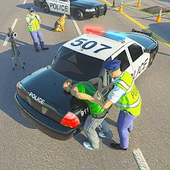 Взломанная Police Simulator Job Cop Game  [МОД Меню] - полная версия apk на Андроид