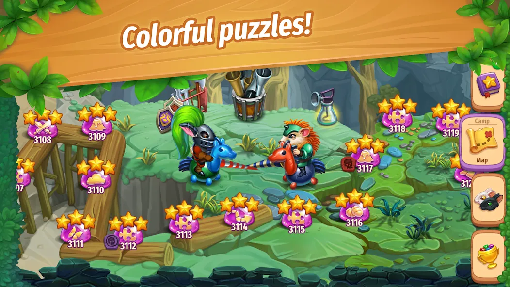 Strongblade: Match 3 Game (Стронгблейд)  [МОД Unlimited Money] Screenshot 4