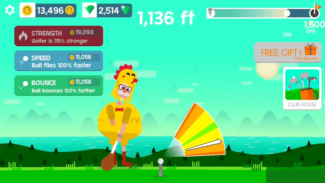 Golf Orbit: Oneshot Golf Games  [МОД Unlocked] Screenshot 4