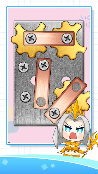 X-ヒーロー：ビス打ちの達人！  [МОД Бесконечные монеты] Screenshot 3