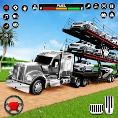 Скачать взломанную Car Transporter 3d:Truck Games  [МОД Menu] - стабильная версия apk на Андроид