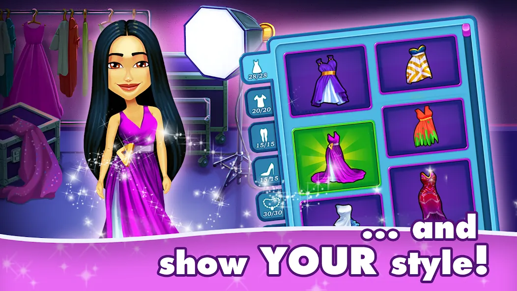 Fabulous 5: Fashion & Dress-up (Фэбюлс)  [МОД Много монет] Screenshot 4