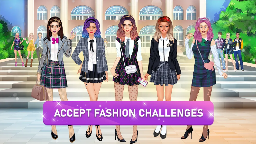 College Girls Team Makeover  [МОД Все открыто] Screenshot 1