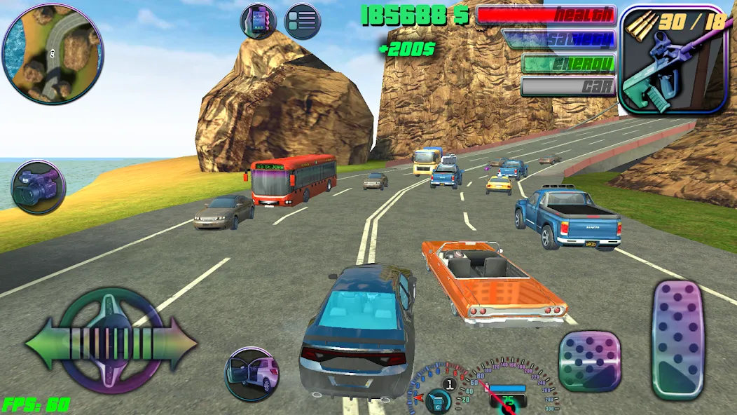 Crazy Miami Online (Крейзи Майами Онлайн)  [МОД Бесконечные монеты] Screenshot 2