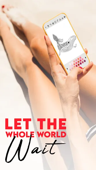 Coloring for adults offline  [МОД Меню] Screenshot 1