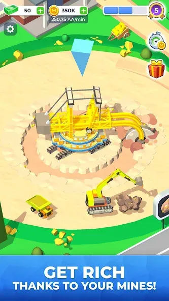 Mining Inc.  [МОД Menu] Screenshot 1