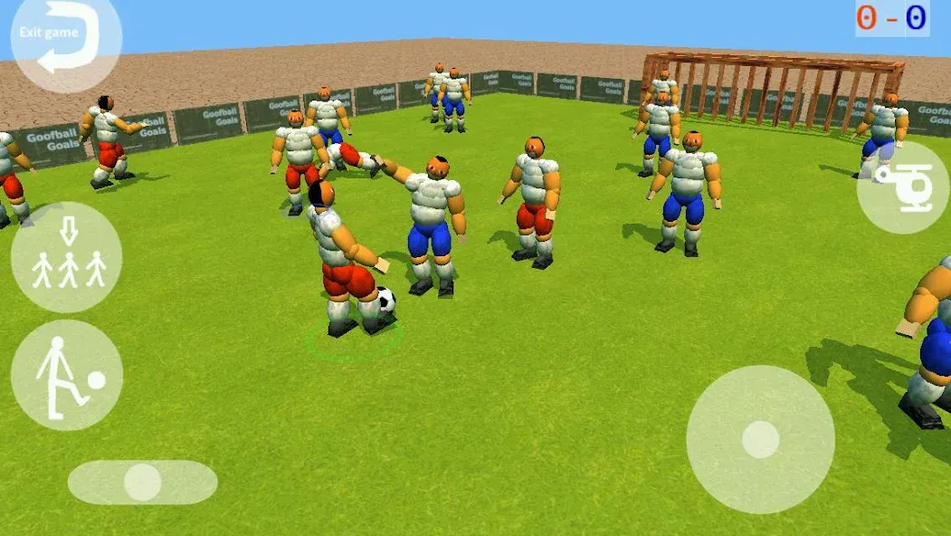 Goofball Goals Soccer Game 3D (Гуфбол Голз Соккер Гейм 3Д)  [МОД Меню] Screenshot 1