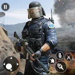 Взлом Gun Shooting Games Fps Offline  [МОД Все открыто] - полная версия apk на Андроид