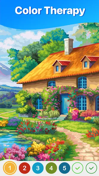 Hey Color Paint by Number Art  [МОД Menu] Screenshot 1