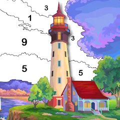 Взломанная Hey Color Paint by Number Art  [МОД Menu] - полная версия apk на Андроид